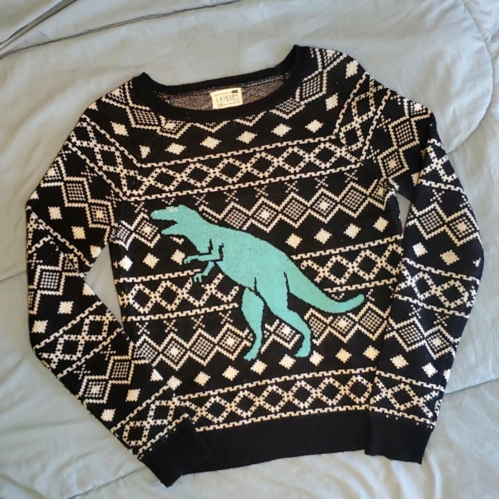 PacSun L.A. Hearts T-Rex Sweater